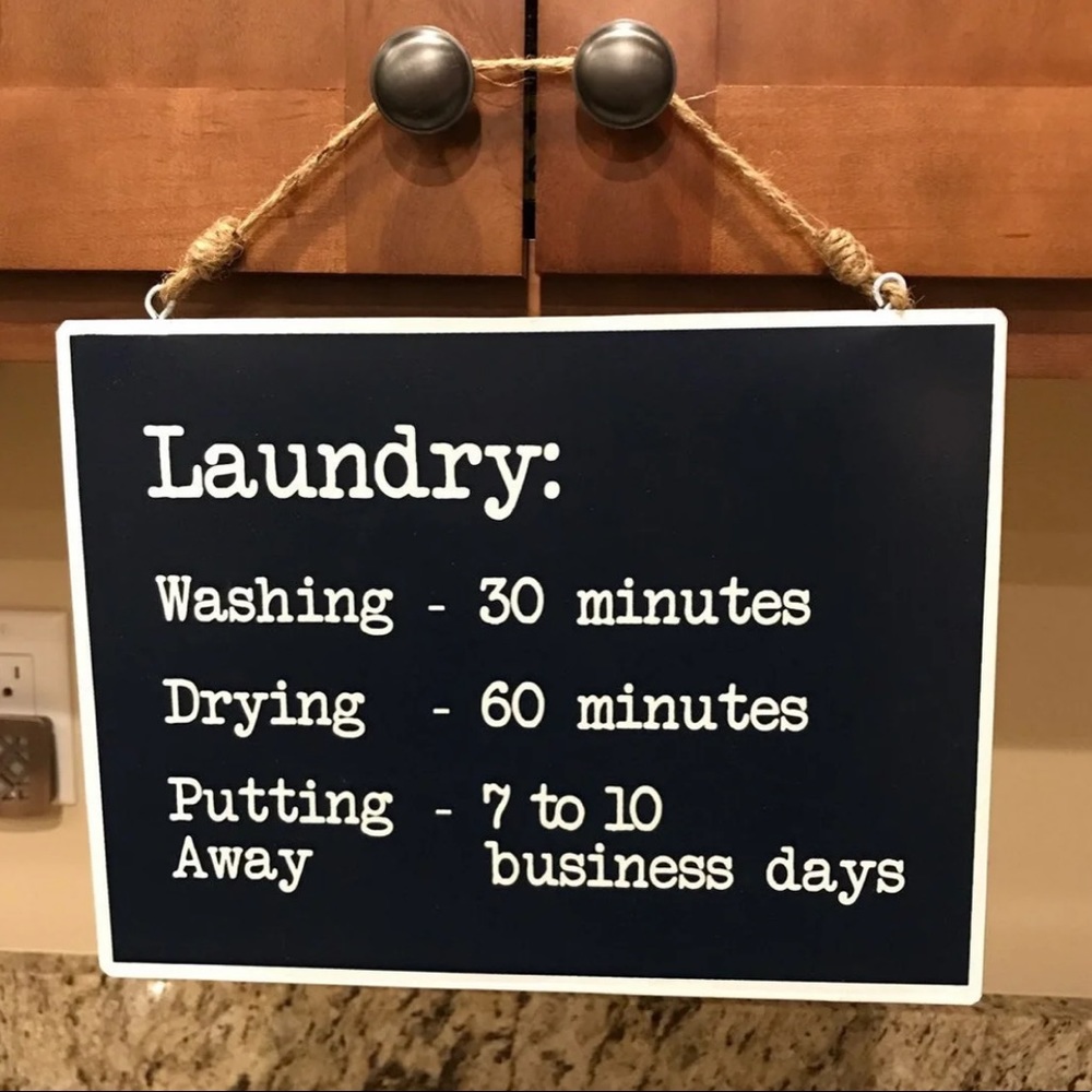 Farmhouse Laundry decor sign